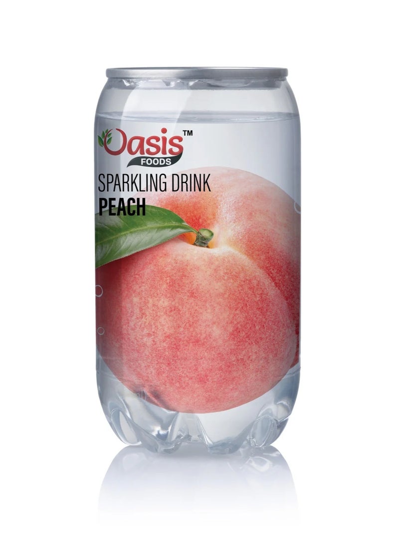 Oasis Sparkling Peach Drink – 150ml Cans (Pack of 24) - Image 2
